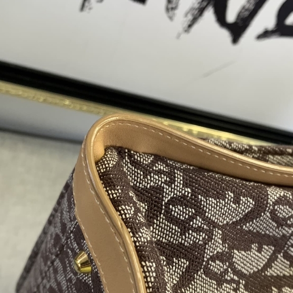 Dior Brown and Beige Tote Bag - Picture 8 of 17